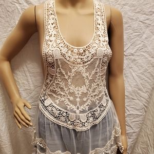 Lace tank
